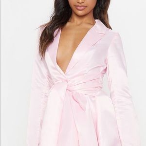 baby pink skater dress